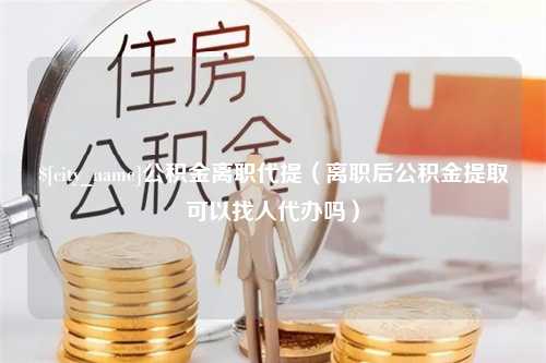 柳林公积金离职代提（离职后公积金提取可以找人代办吗）